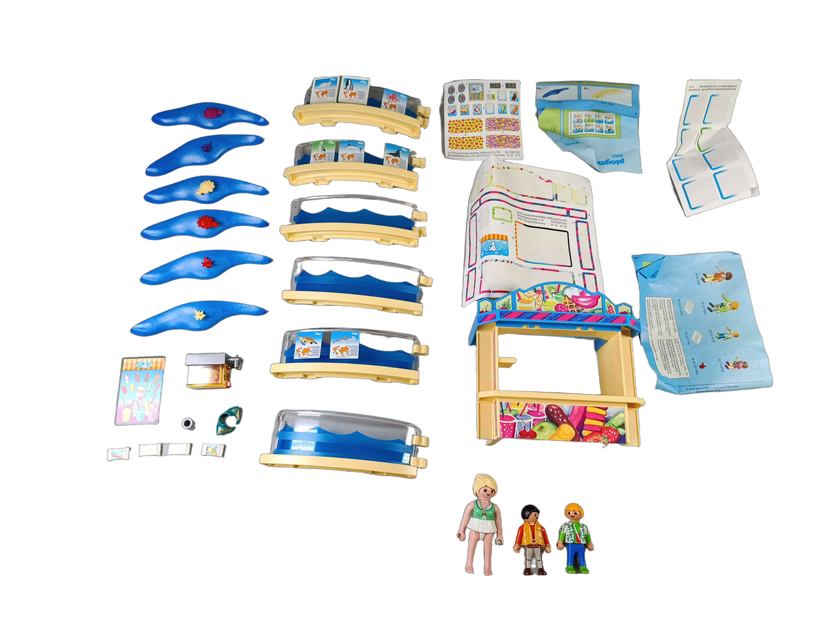 Playmobil Bundle Meerestiere 9063 5555 Set von 2 Figuren & Kiosk