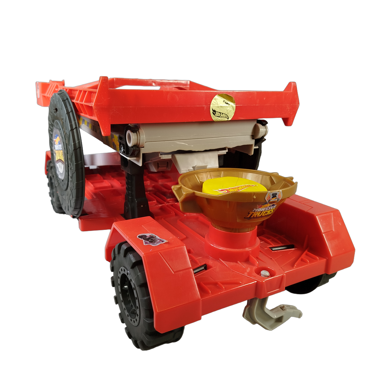 Mattel Hot Wheels Monstertruck-Transporter mit Launcher