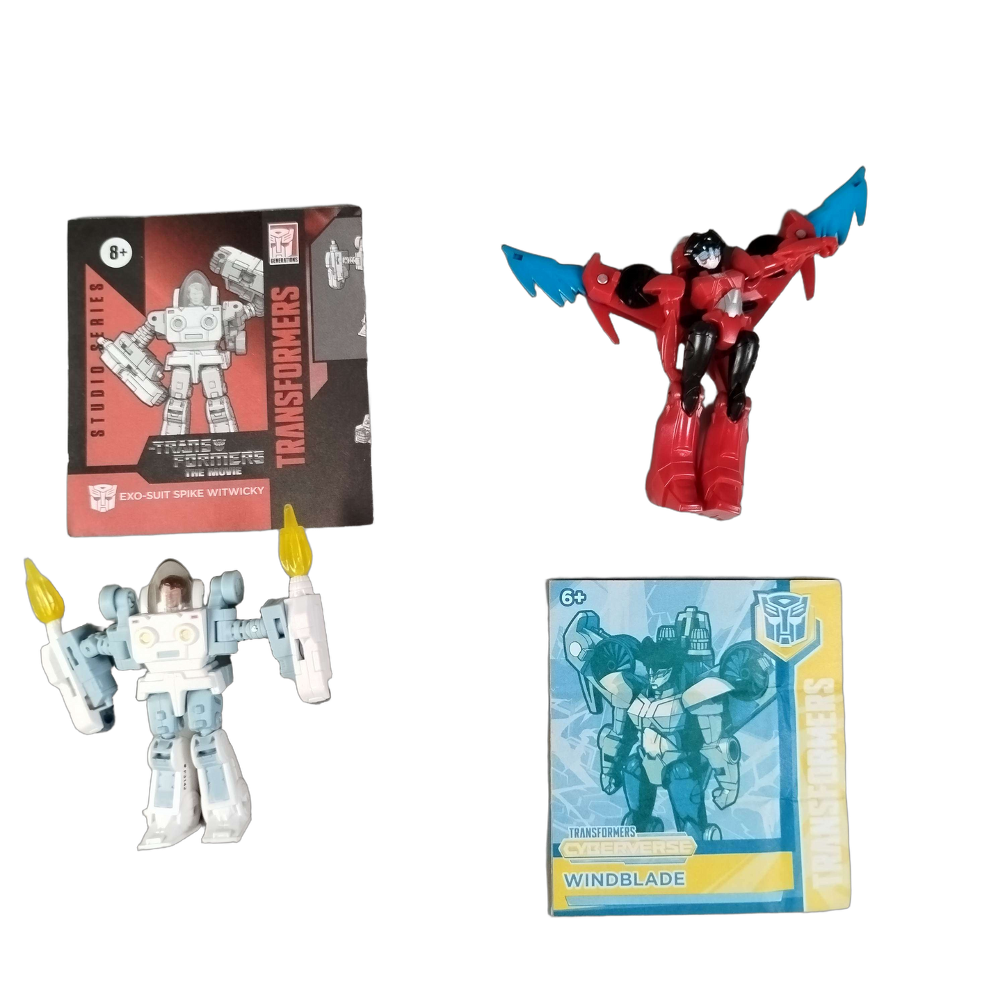 Hasbro Bundle Transformers 2x Figuren Windblade & Spike