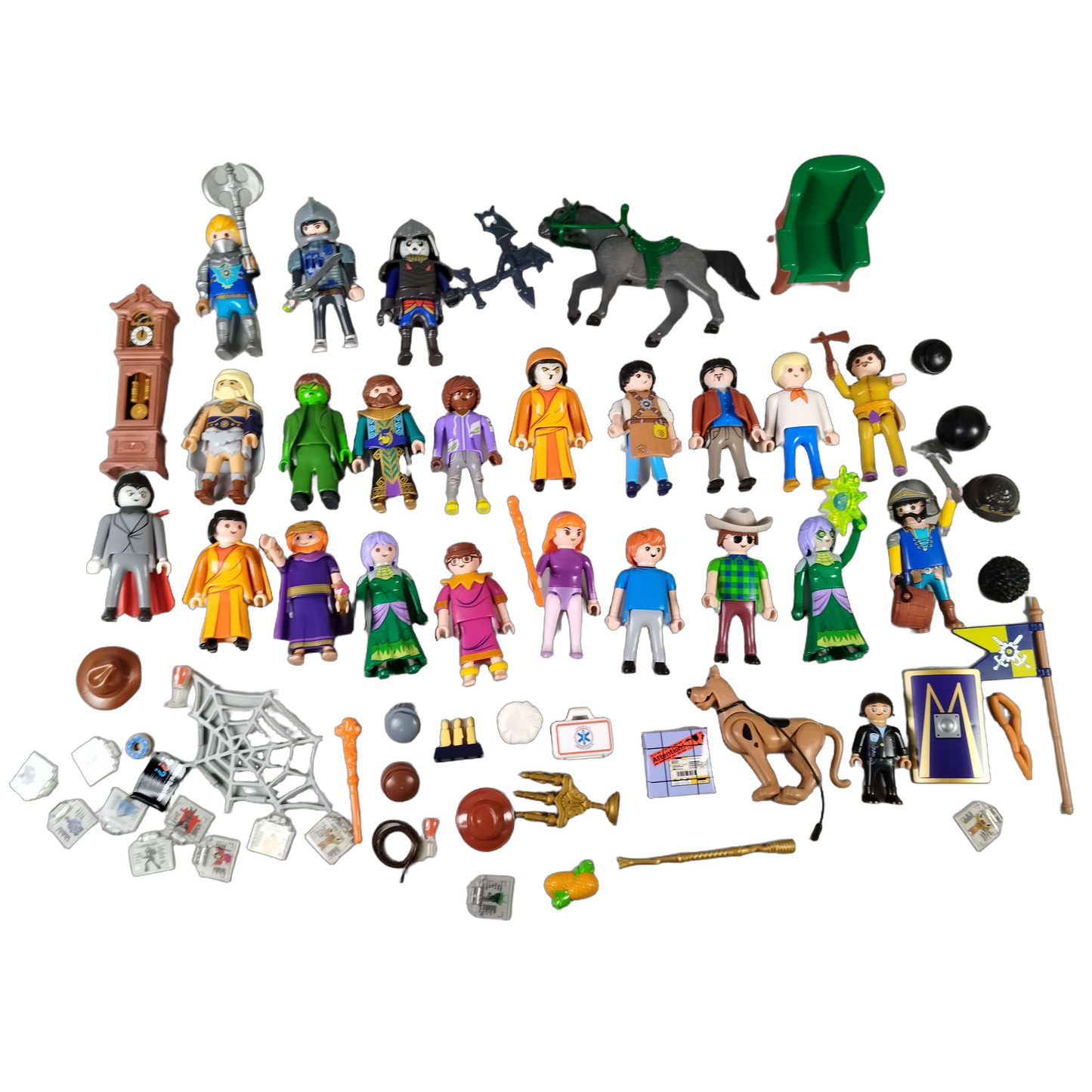 Playmobil Bundle großes Set Figuren, Pferd & Zubehör