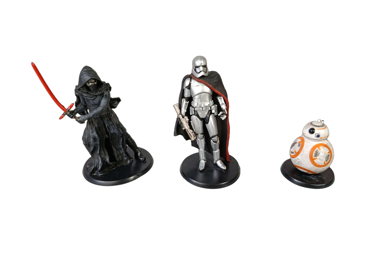 Disney Bundle Star Wars Kylo Ren, Phasma & BB-8 Set von 3 Figuren