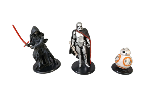 Disney Bundle Star Wars Kylo Ren, Phasma & BB-8 Set von 3 Figuren