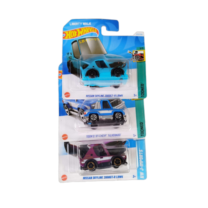 Hot Wheels Bundle Fast & Furious Liberty Walk Modellautos, Neu