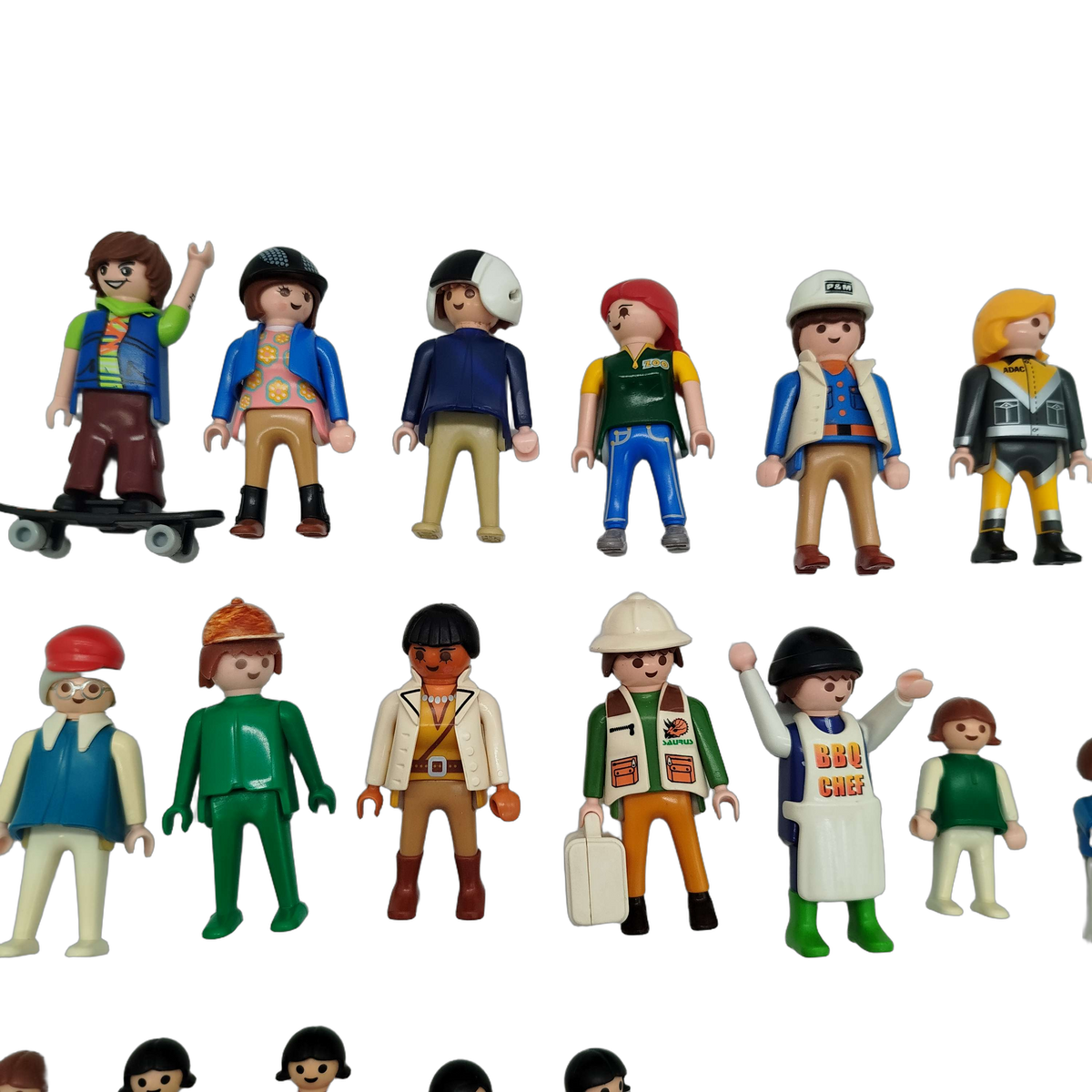 Playmobil Bundle 27x Figuren & Zubehör mit Tragetasche