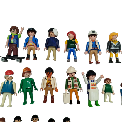 Playmobil Bundle 27x Figuren & Zubehör mit Tragetasche