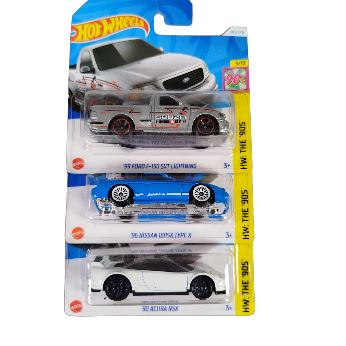 Hot Wheels Bundle 70s vs. 90s & The 90s Set von 11 Modellautos, Neu