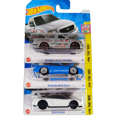 Hot Wheels Bundle 70s vs. 90s & The 90s Set von 11 Modellautos, Neu