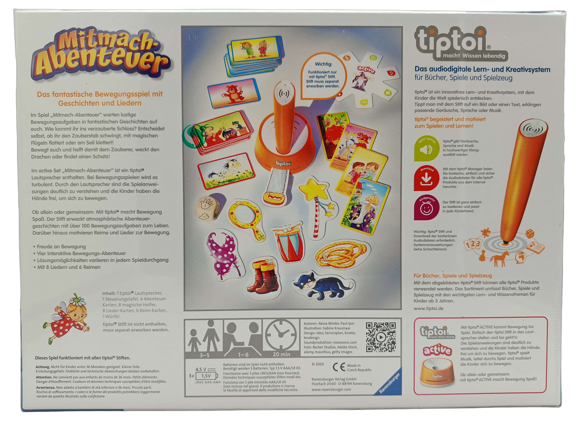 Ravensburger tiptoi Mitmach-Abenteuer Buch, Neu