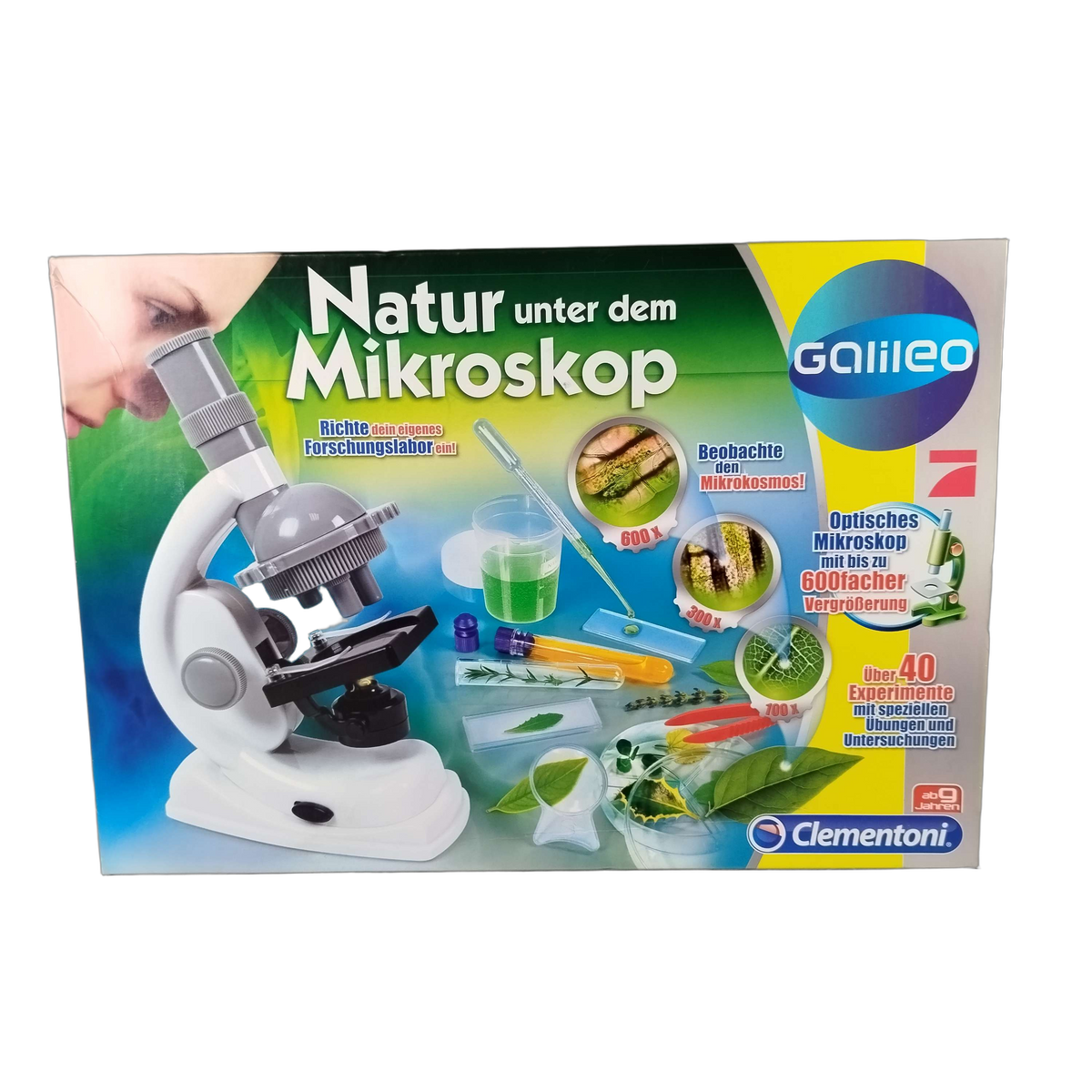 Clementoni Natur unter dem Mikroskop 69485 Lernset