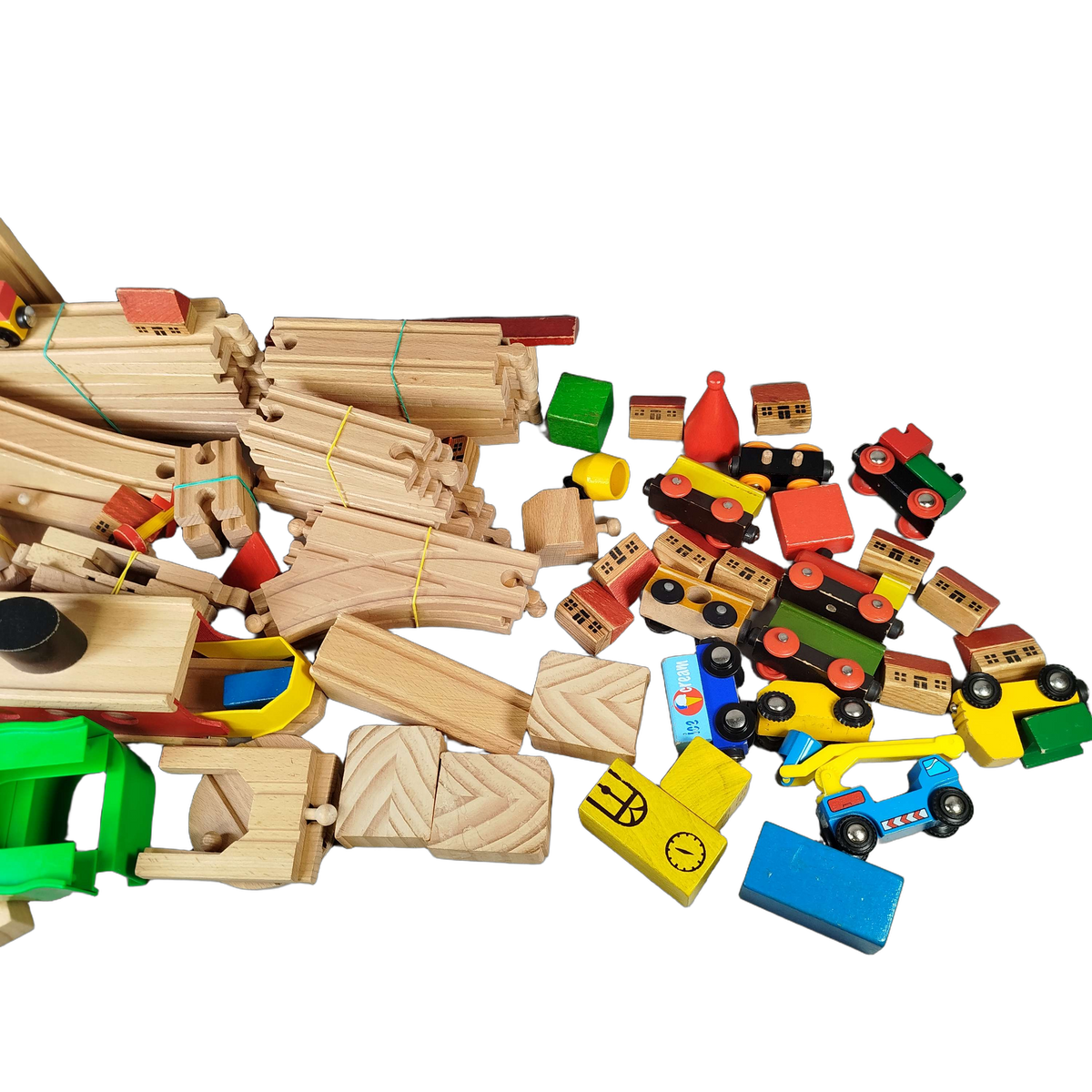 BRIO Bundle Holzeisenbahn Straßen & Schienen Deluxe, großes Set