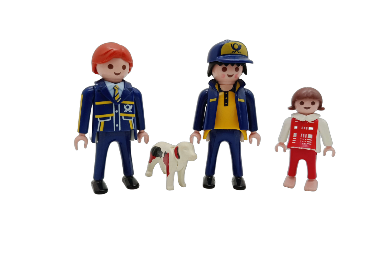 Playmobil Bundle Postzustellung 4403 Set Figuren & Fahrrad