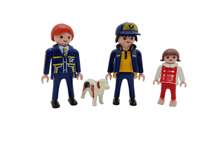 Playmobil Bundle Postzustellung 4403 Set Figuren & Fahrrad