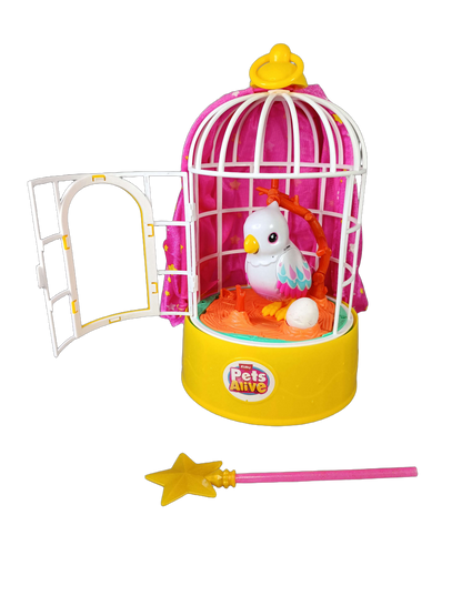 Zuru Polly The Magic Bird Vogelspielzeug mit Käfig & Zubehör