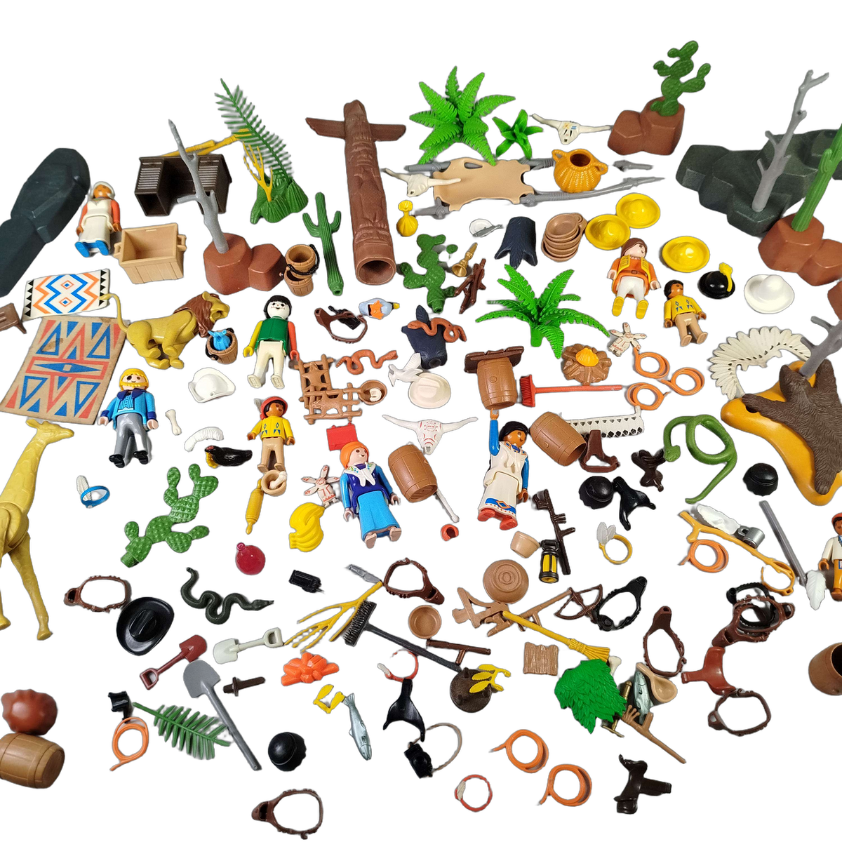 Playmobil Bundle Western & Safari Set Figuren, Tiere & Zubehör