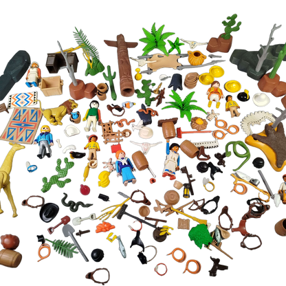 Playmobil Bundle Western & Safari Set Figuren, Tiere & Zubehör
