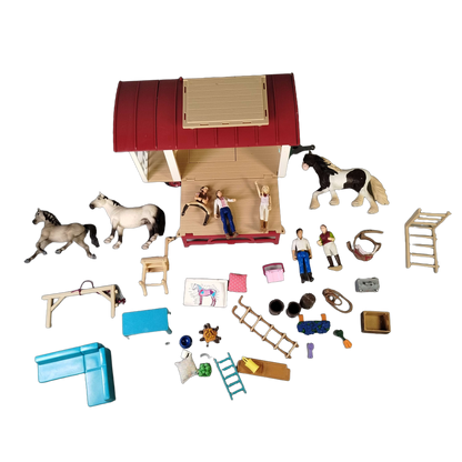 Konvolut Schleich Horse Club Wohnwagen 42415 ca.1,0kg, ab 3 4 5 Jahre