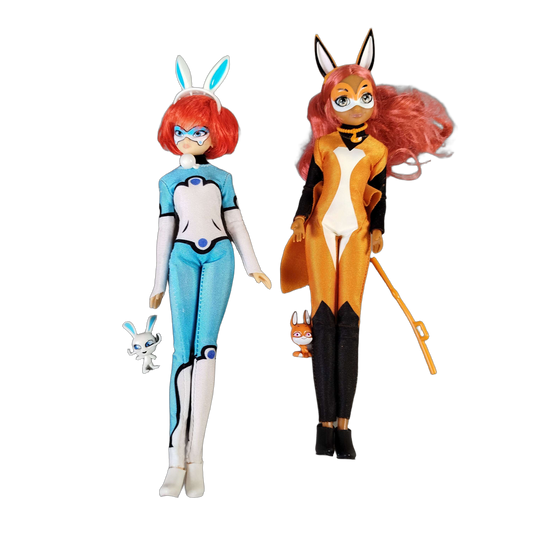 Bandai Bundle Bunnyx & Rena Rouge Set von 2 Modepuppen 26 cm