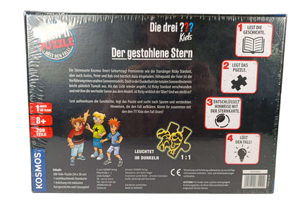 KOSMOS Die drei ??? Kids 682886 Krimi Puzzle, Neu