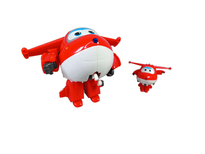 Bundle Flugzeug-Roboter Jett & Jerome Set von 2 Figuren