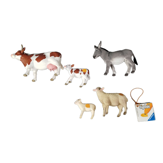 Ravensburger Bundle Bauernhof tiptoi Set von 5 Tiere Neu