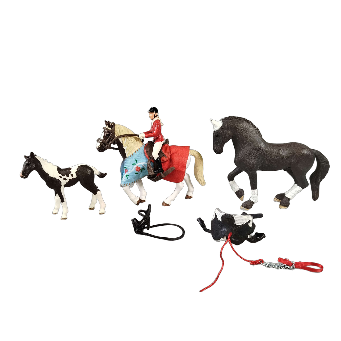 Schleich Tiere Bundle Pferde & Reiter Figuren & Zubehör