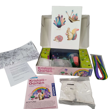 KOSMOS Kristall-Garten Experimentierset, Neuwertig