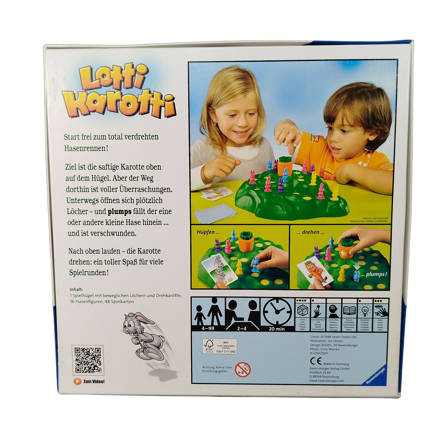 Ravensburger Lotti Karotti Brettspiel ab 3-5 Jahre