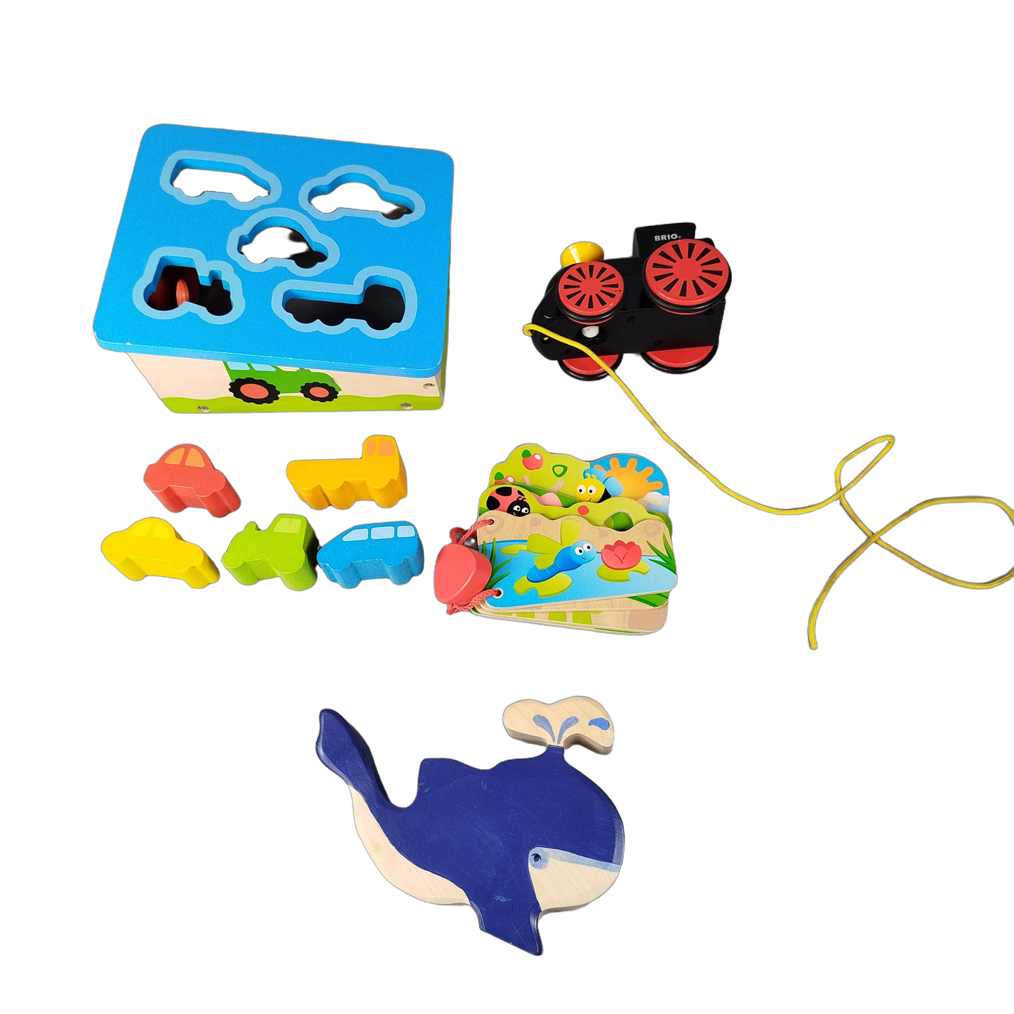 Brio Hape Bundle Holzspielzeug Set von 5 Zug & Puzzle