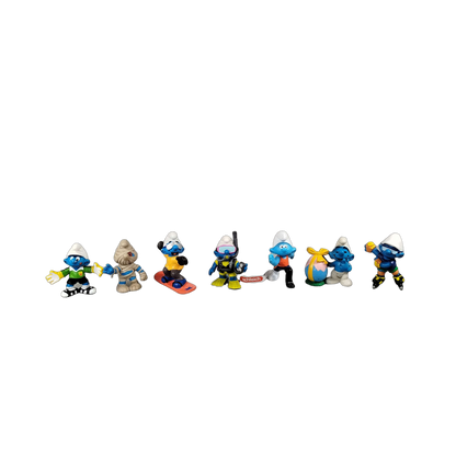 Schleich Bundle Schlümpfe Set von 7 Figuren