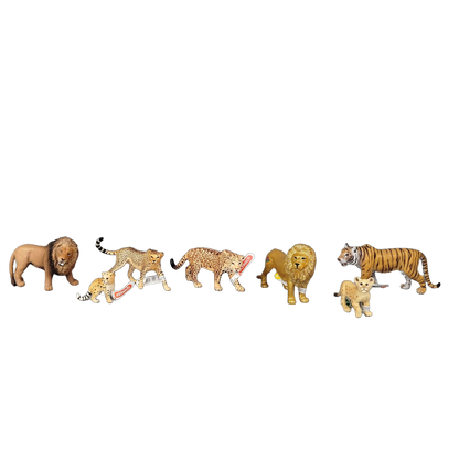 Schleich Tiere Bundle Raubkatzen 7 Teile Löwen & Geparden