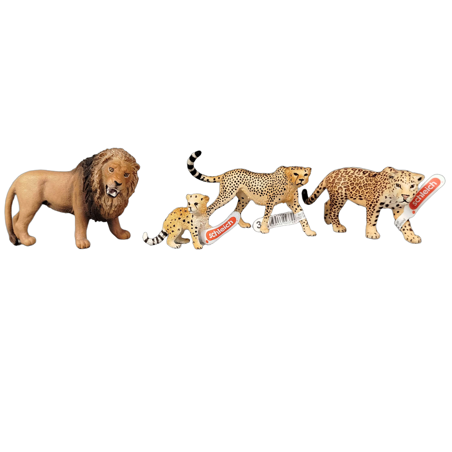 Schleich Tiere Bundle Raubkatzen 7 Teile Löwen & Geparden