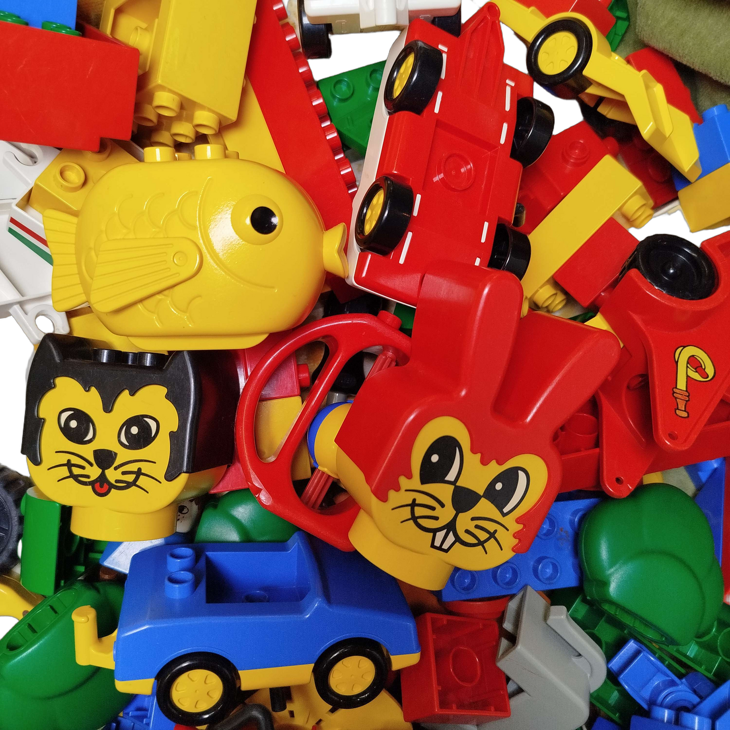 Konvolut LEGO Duplo ca. 4,8 kg Bausteine & Fahrzeuge, ab 2–4 Jahre