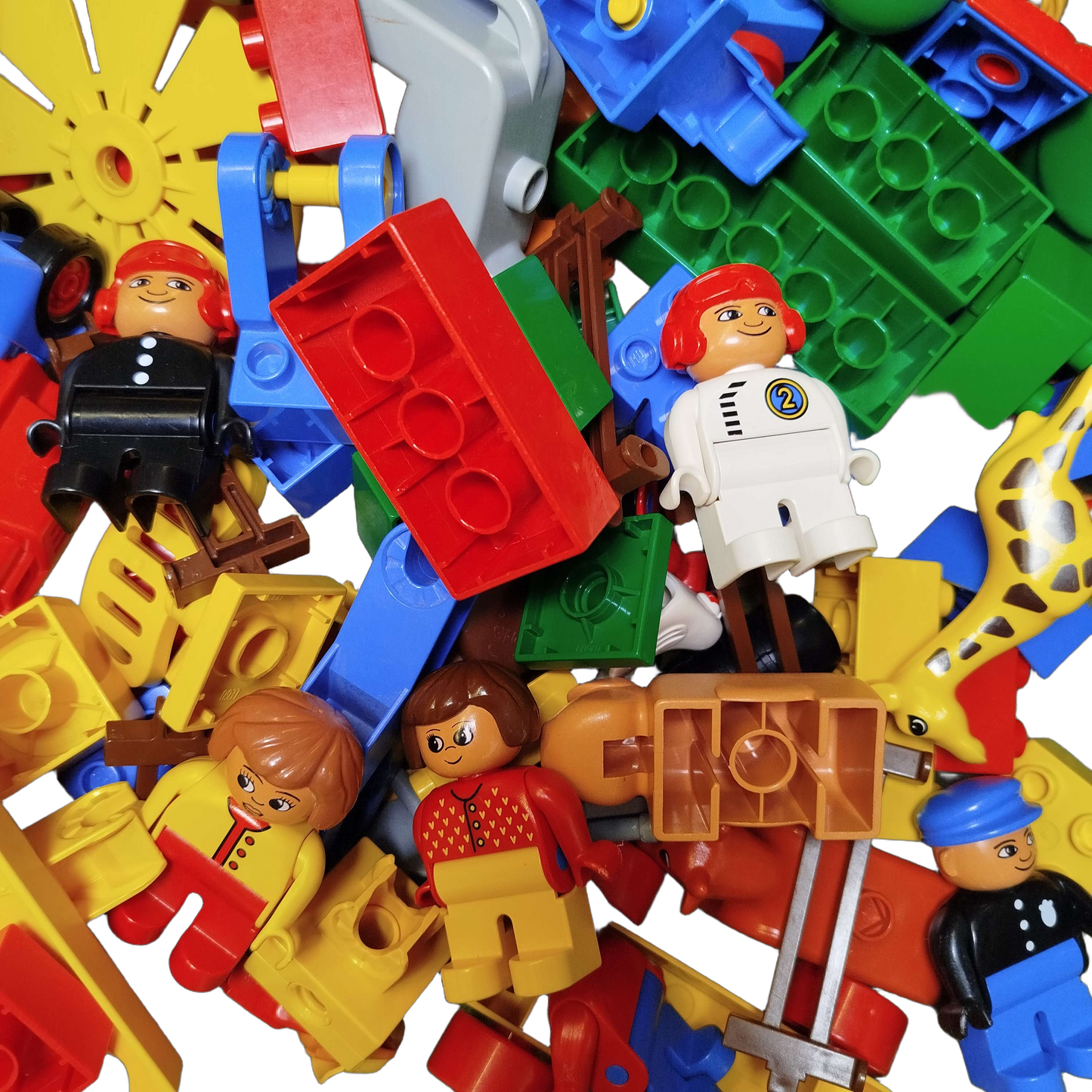 Konvolut LEGO Duplo ca. 4,8 kg Bausteine & Fahrzeuge, ab 2–4 Jahre