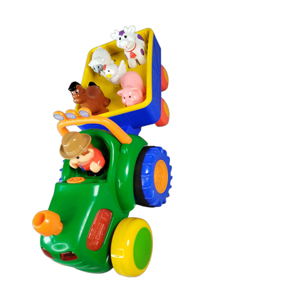 Kiddieland Elektronischer Bauernhof-Traktor Lernspielzeug