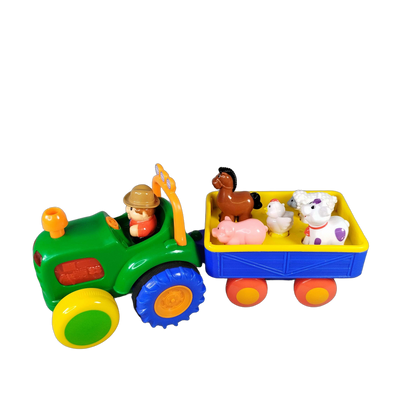 Kiddieland Elektronischer Bauernhof-Traktor Lernspielzeug