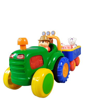 Kiddieland Elektronischer Bauernhof-Traktor Lernspielzeug