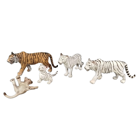 Schleich Tiere Bundle Tiger & Löwe 5x Figuren