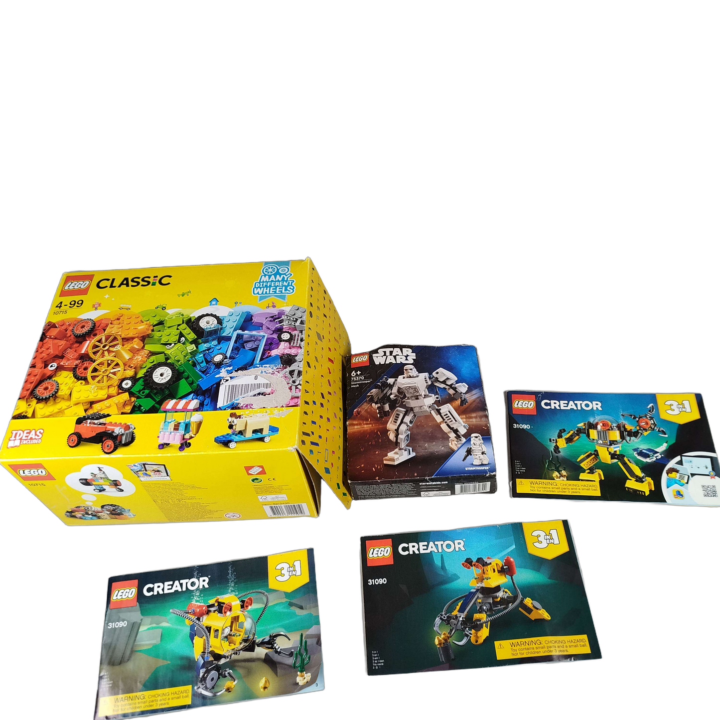 Konvolut LEGO Creator, Star Wars & Classic ca. 2,1 kg, ab 6 7 8 Jahre