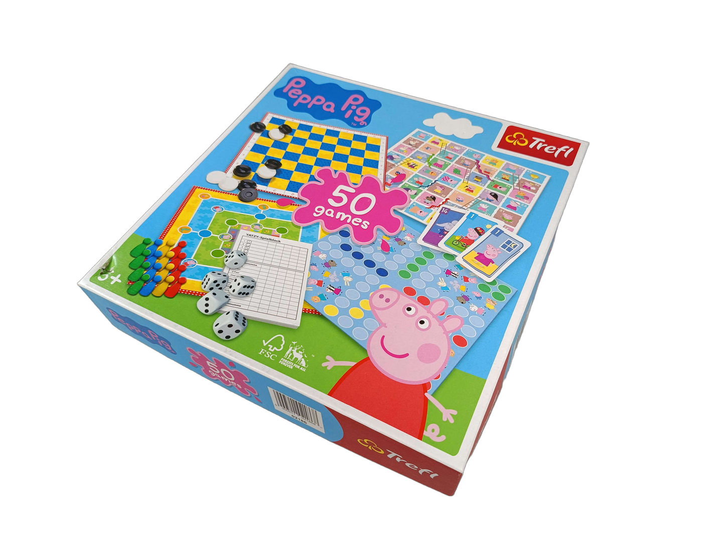Trefl Peppa Pig 50 Spiele Spielesammlung