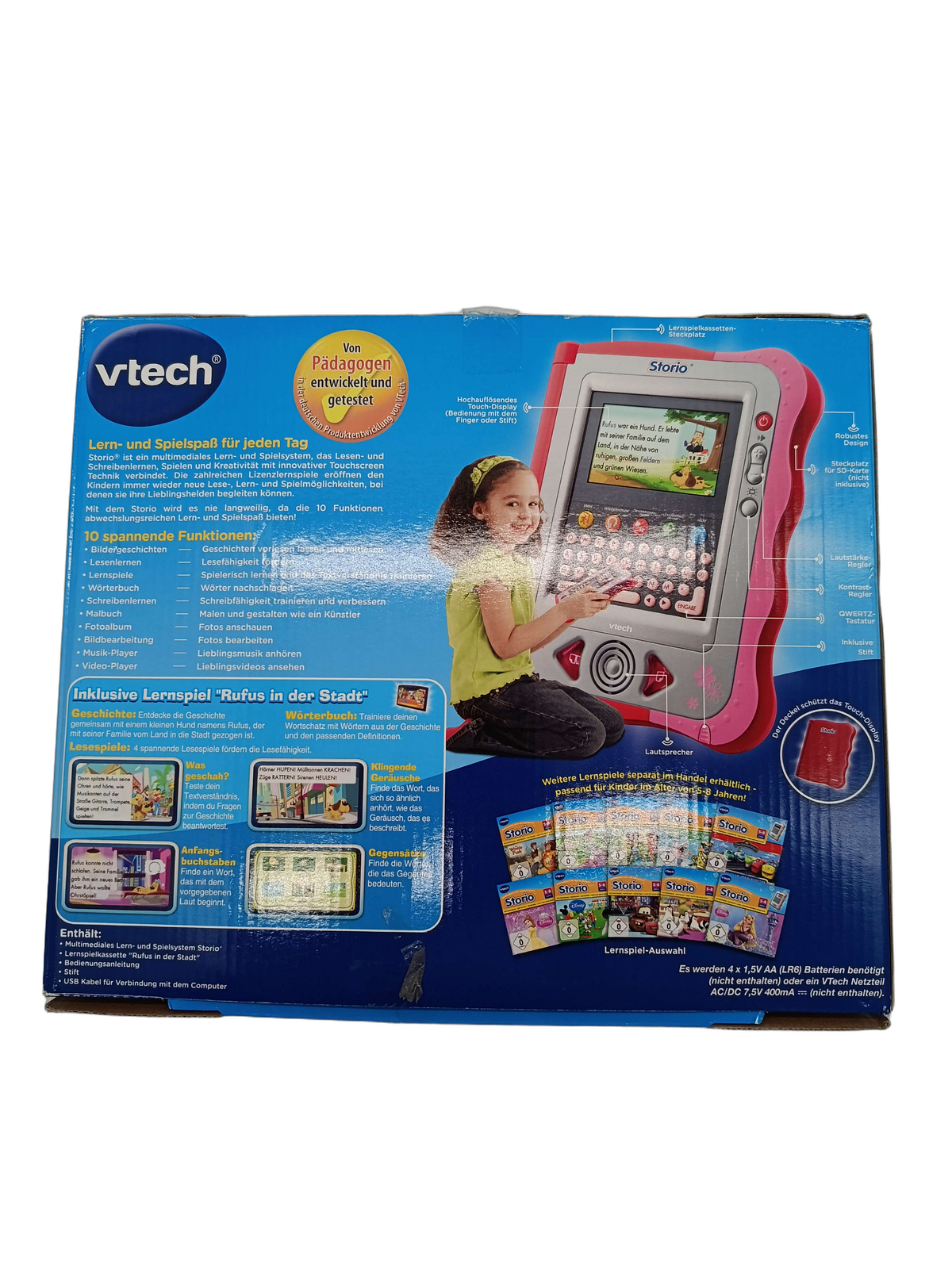 VTech Bundle Frozen Storio Set von 2 Lerntablet & Lernspiel, neuwertig