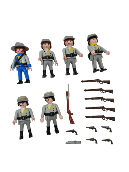 Playmobil Bundle Western Set Cowboys & Soldaten Figuren & Zubehör