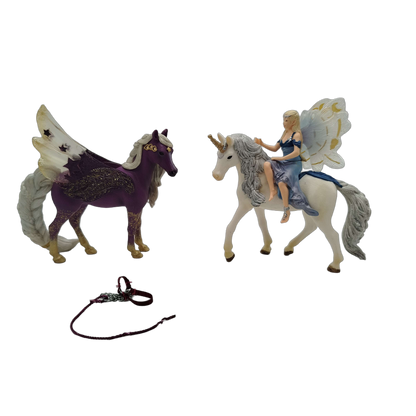 Schleich Bundle Pegasus & Einhorn Fee Figuren
