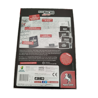 Pegasus Spiele MicroMacro Crime City Spiel, Neu