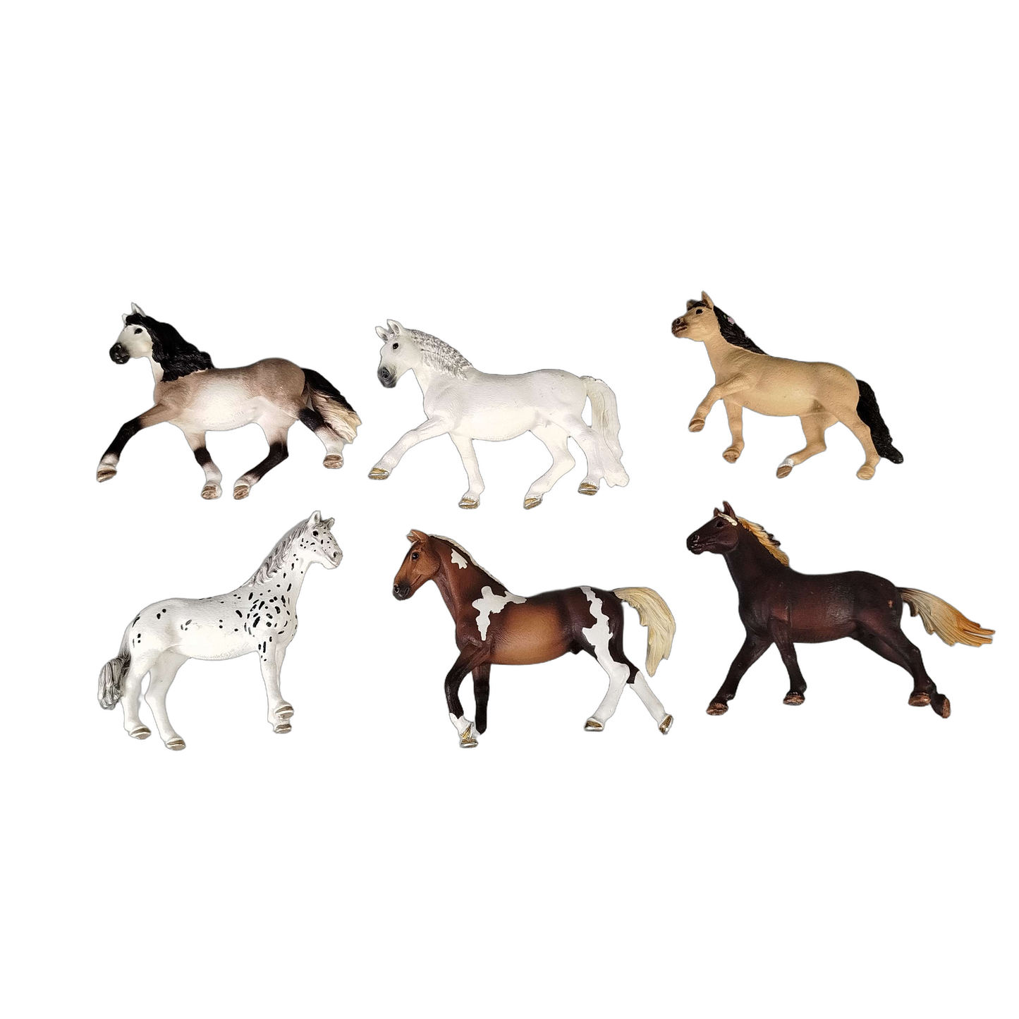 Schleich Tiere Bundle 6 Teile Pferde Figuren