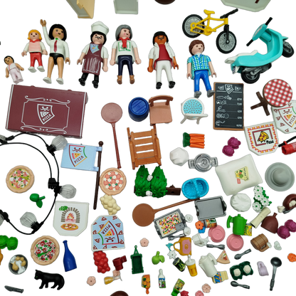 Playmobil Pizzeria mit Gartenrestaurant 70336 Spielset mit Zubehör