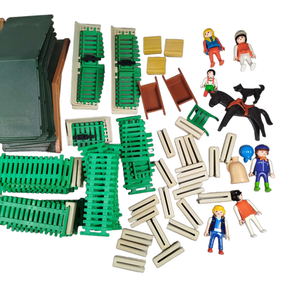 Konvolut Playmobil Bauernhof Zäune & Figuren ca. 2,4 kg ab 3 4 5 Jahre