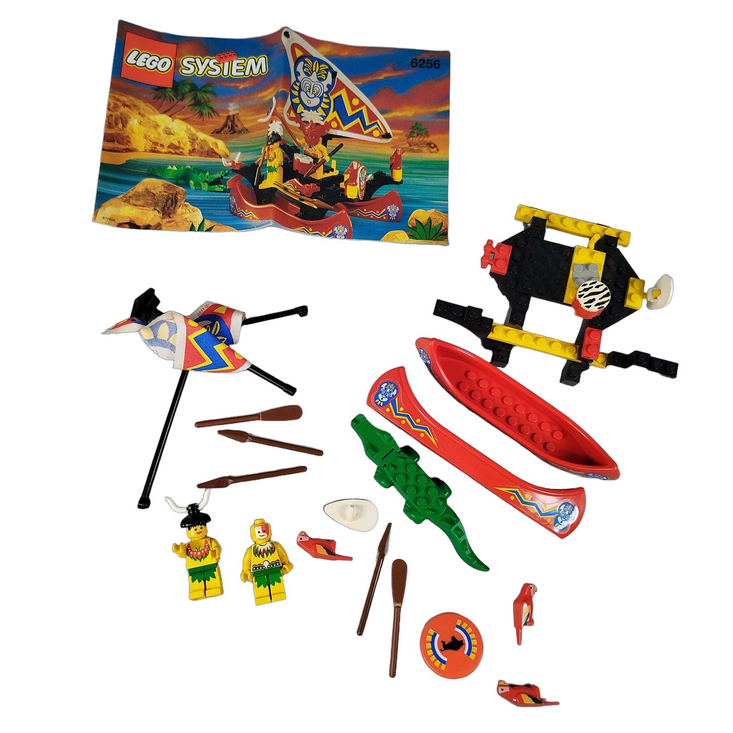 LEGO Insulaner Zwillingskanu 6256 Set
