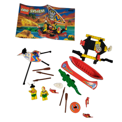 LEGO Insulaner Zwillingskanu 6256 Set