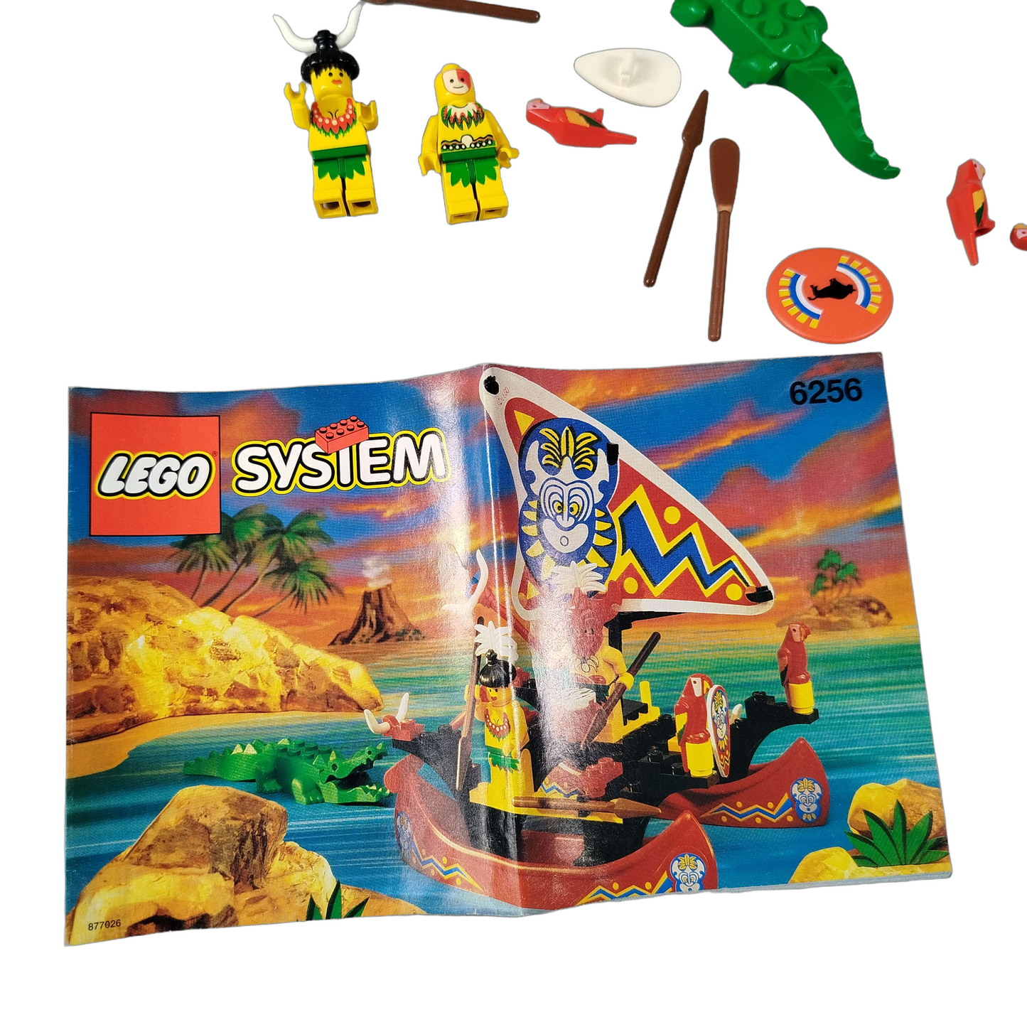 LEGO Insulaner Zwillingskanu 6256 Set