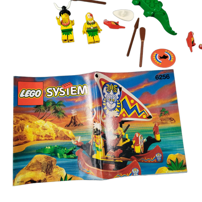LEGO Insulaner Zwillingskanu 6256 Set